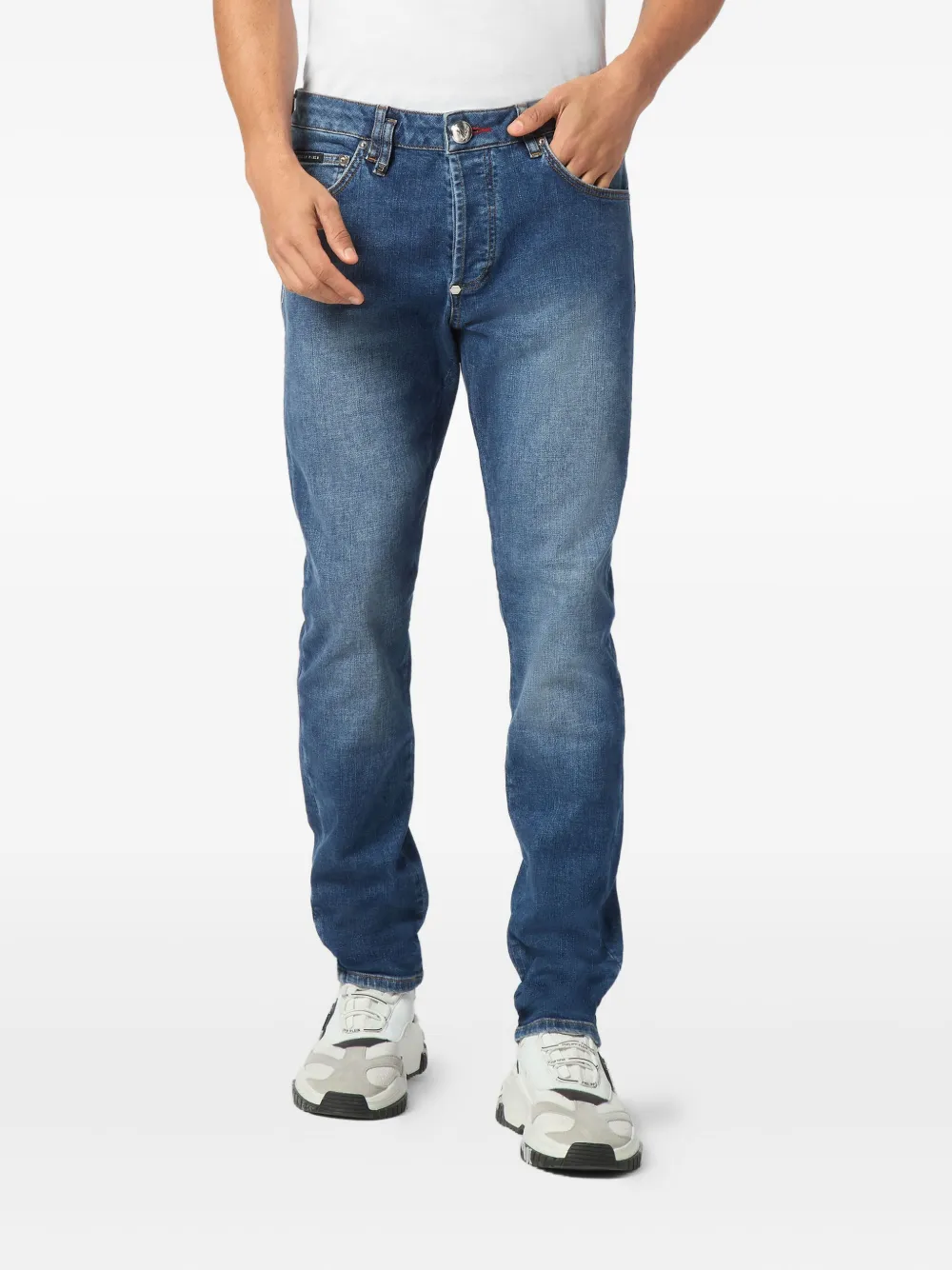 Philipp Plein Racing Club jeans - Blauw