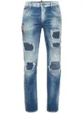 Philipp Plein stud-embellished jeans - Blue