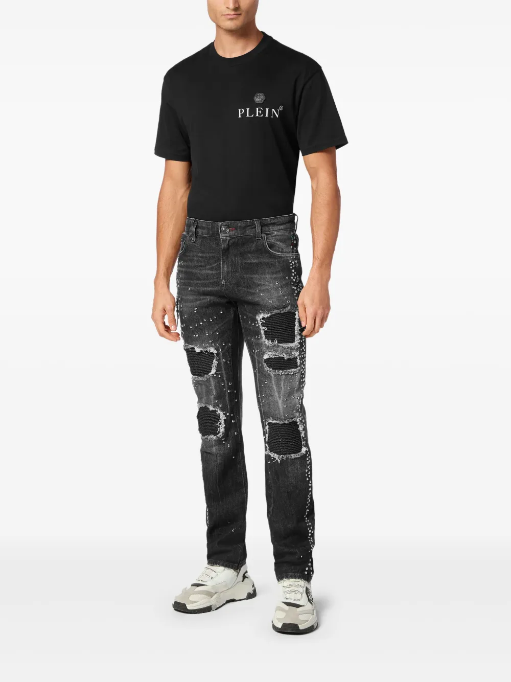 Philipp Plein Rock Star jeans - Grijs