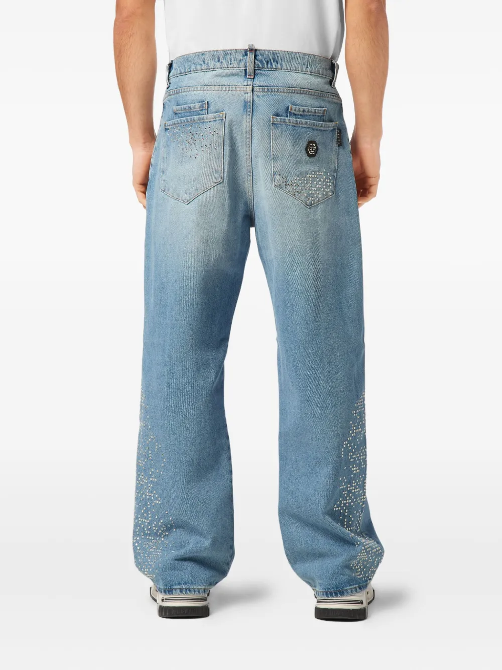 Philipp Plein Beach Boy fit jeans Blauw