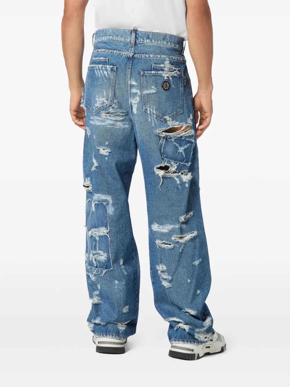 Philipp Plein Beach Boy jeans Blauw