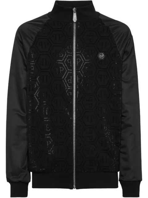 Philipp Plein logo-patch jacket 