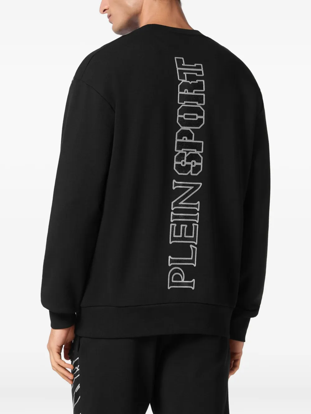 Plein Sport Lamina Scratch sweater Zwart