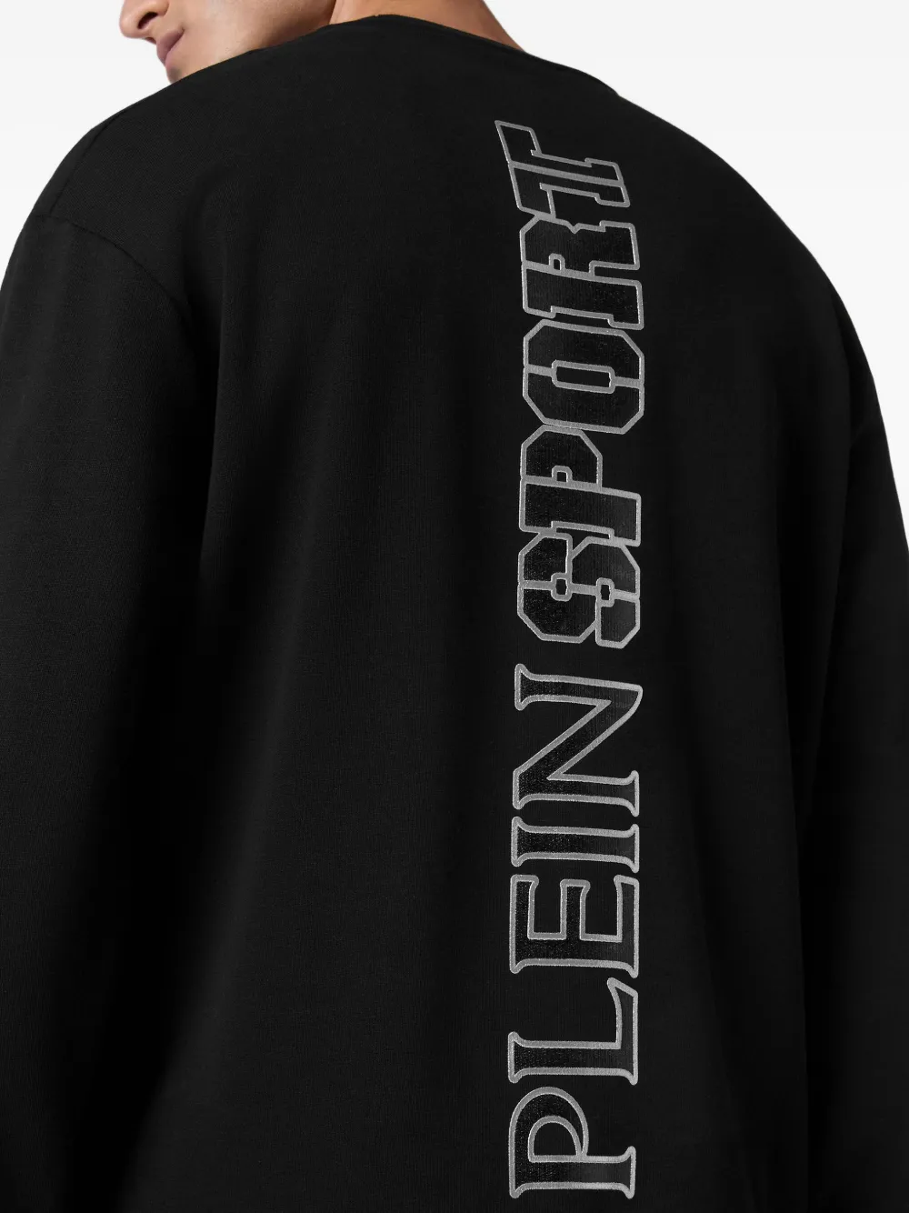 Plein Sport Lamina Scratch sweater Zwart