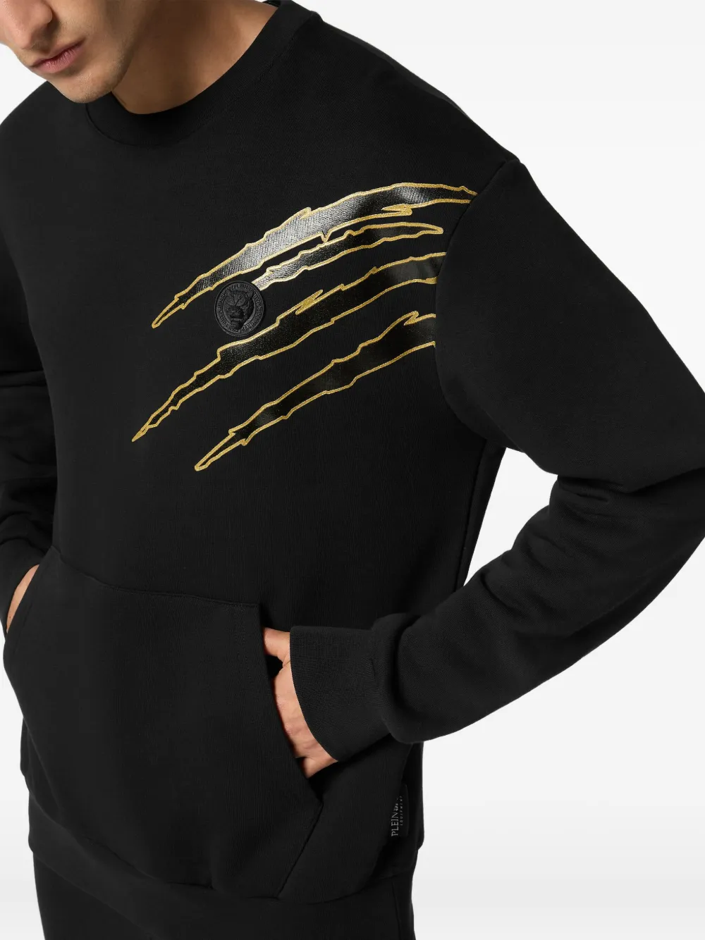 Plein Sport Katoenen sweater Zwart