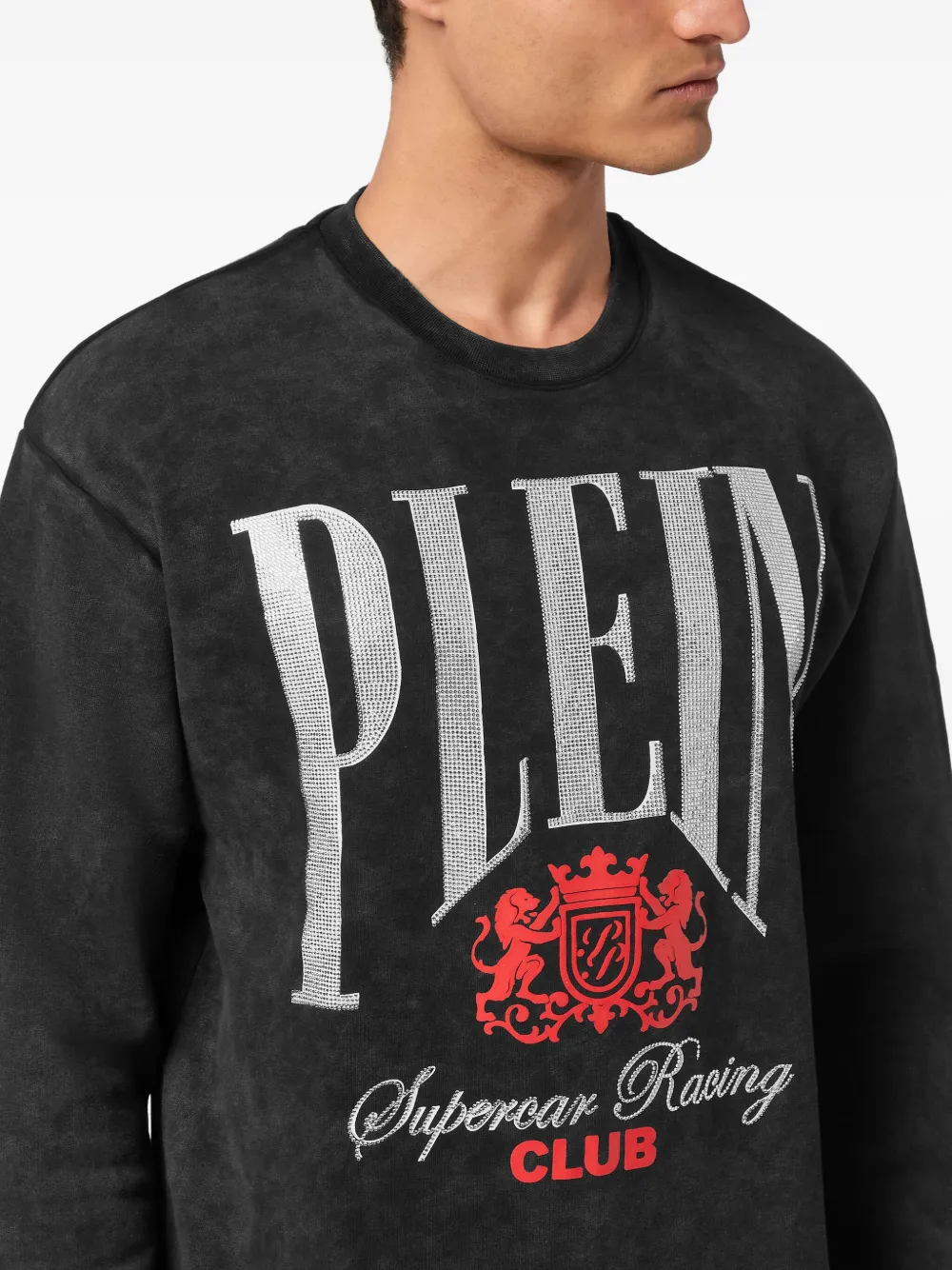 Philipp Plein Racing Club sweater Zwart