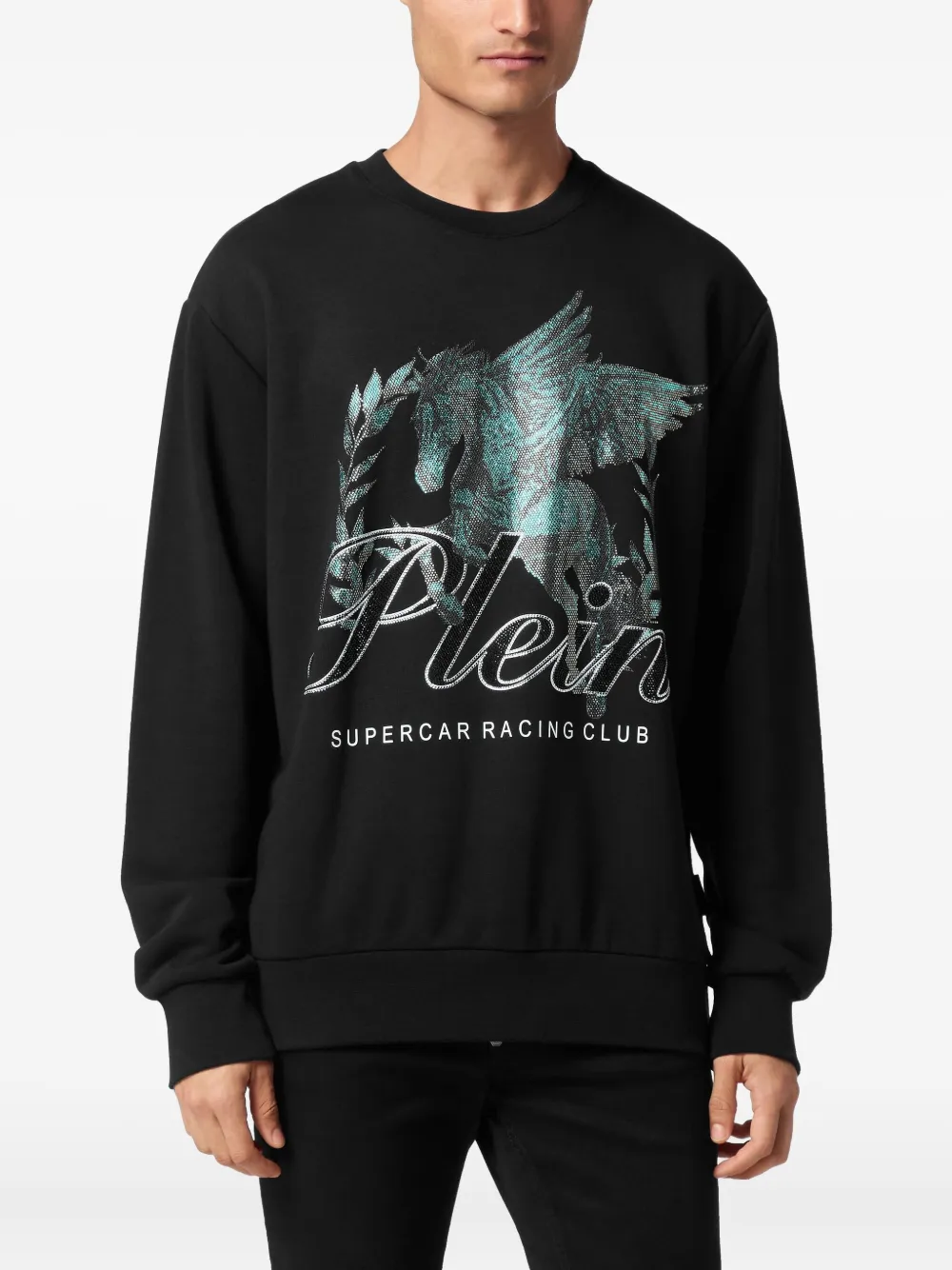 Philipp Plein Racing Club sweater Zwart
