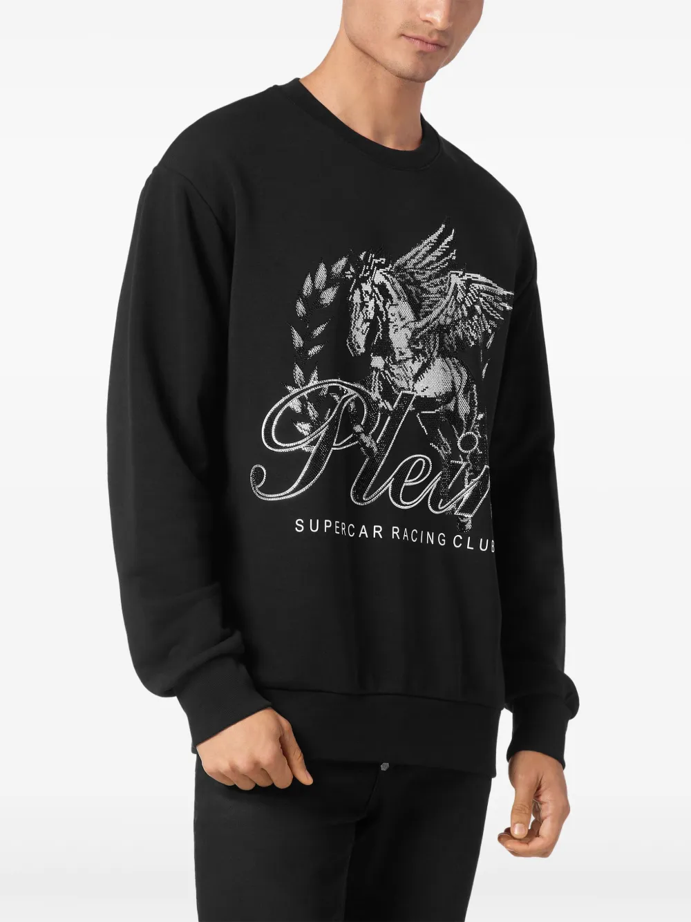 Philipp Plein Racing Club sweater Zwart