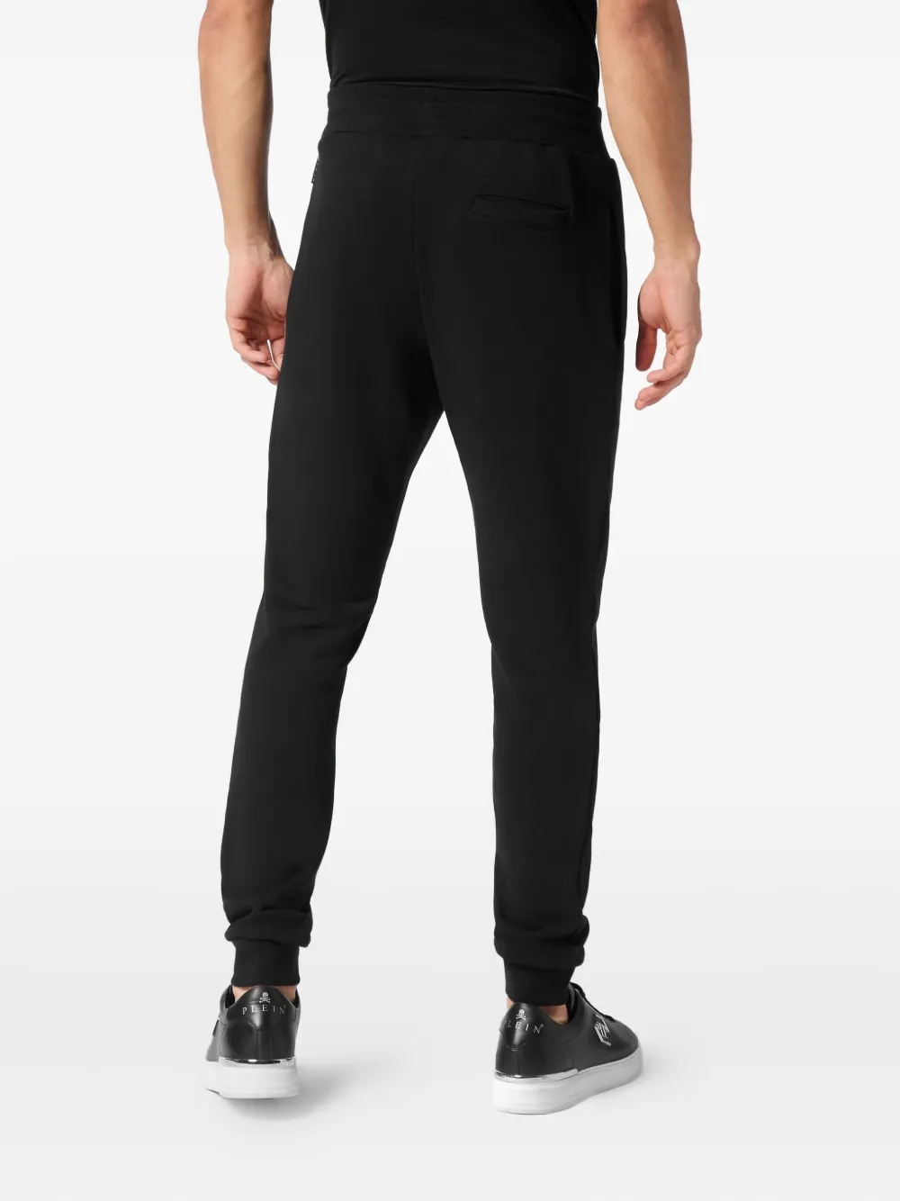 Philipp Plein embellished-logo track pants Zwart
