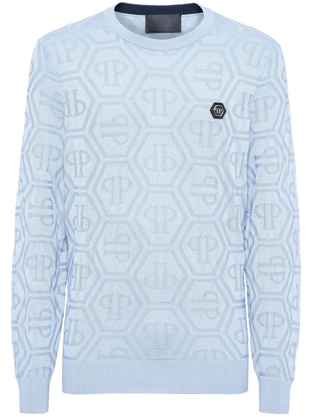 monogram-jacquard jumper