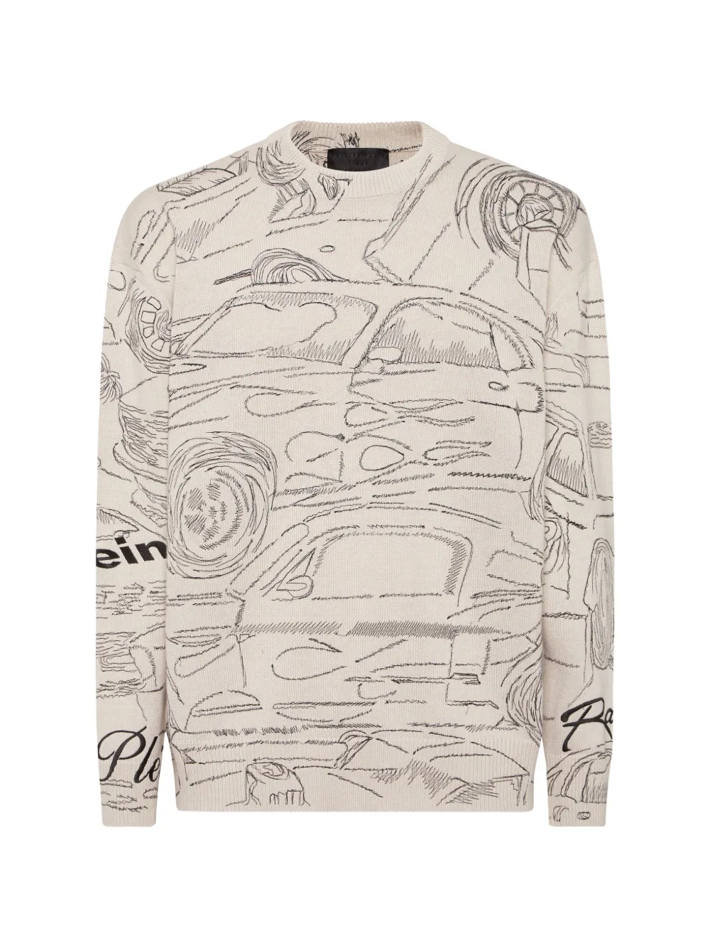 Philipp Plein Cars Racing jumper - Bianco