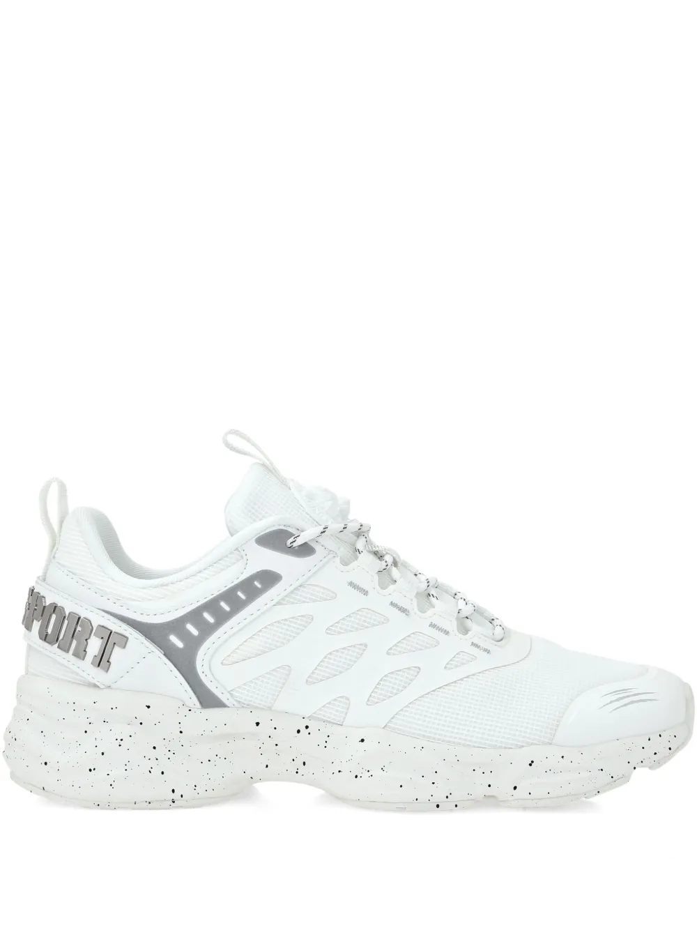 Plein Sport Runner Reflective Scratch sneakers Wit