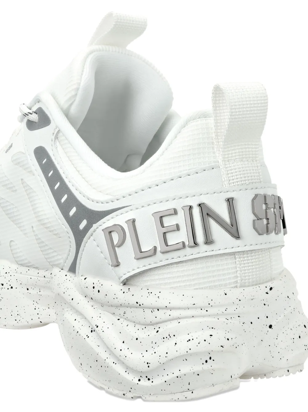 Plein Sport Runner Reflective Scratch sneakers Wit