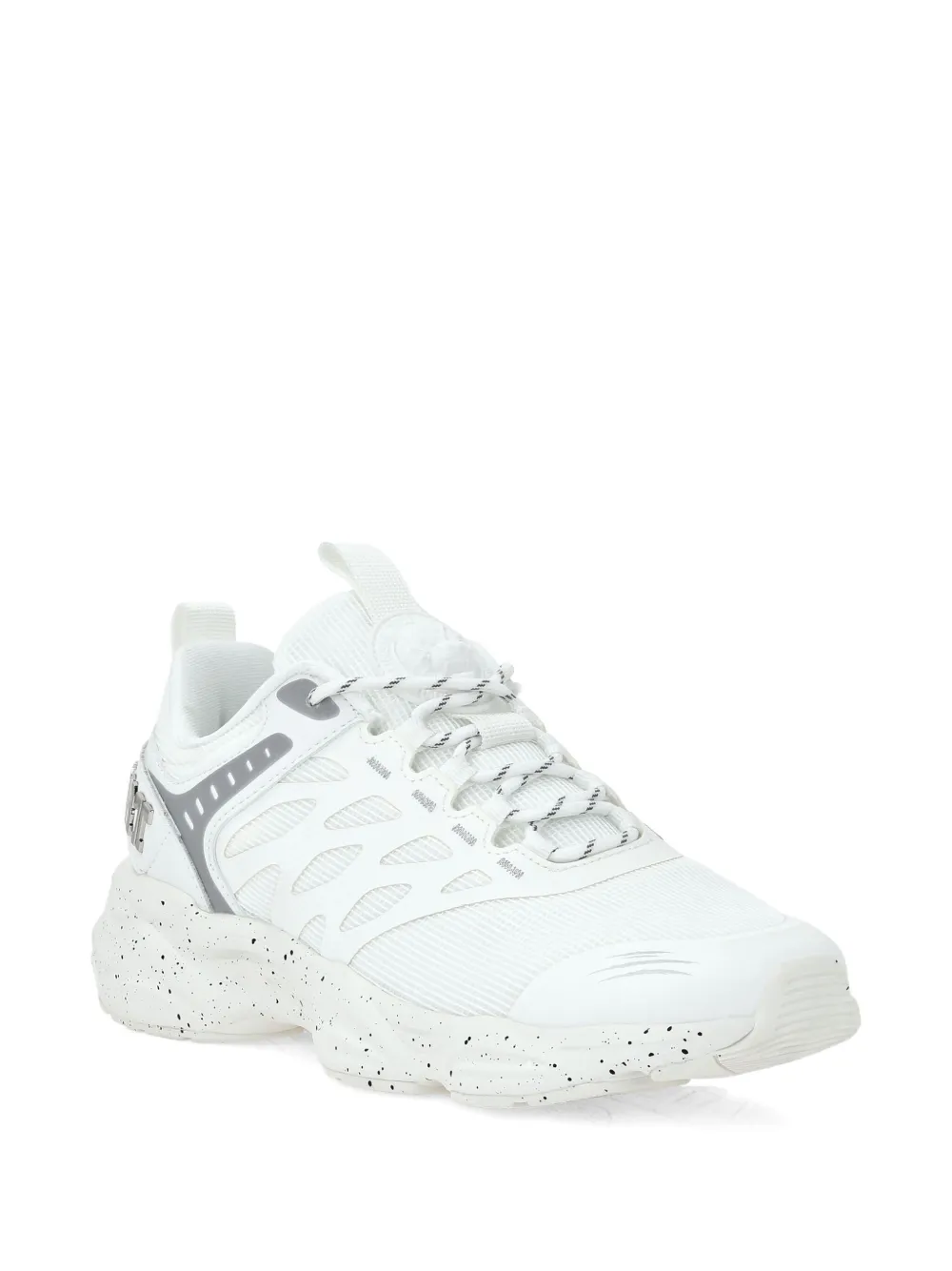 Plein Sport Runner Reflective Scratch sneakers Wit