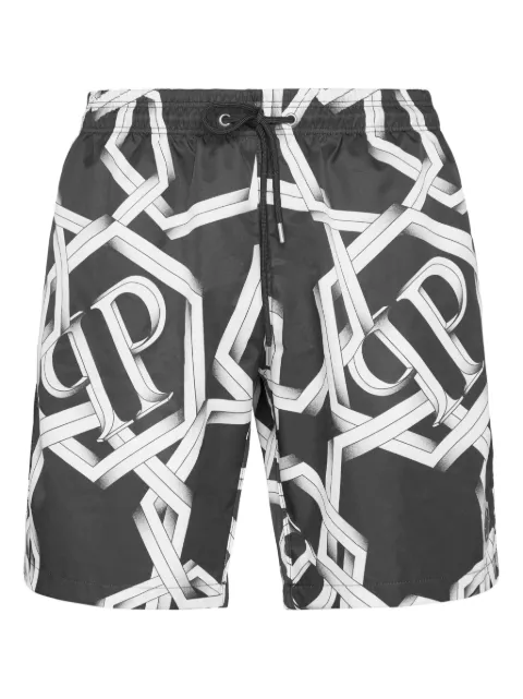 Philipp Plein printed swim shorts