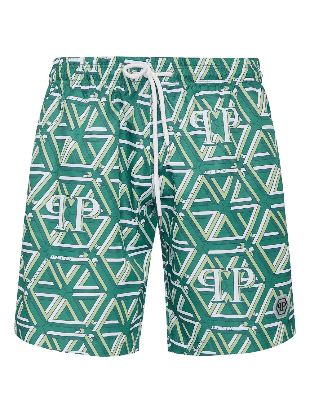 monogram-print swim shorts