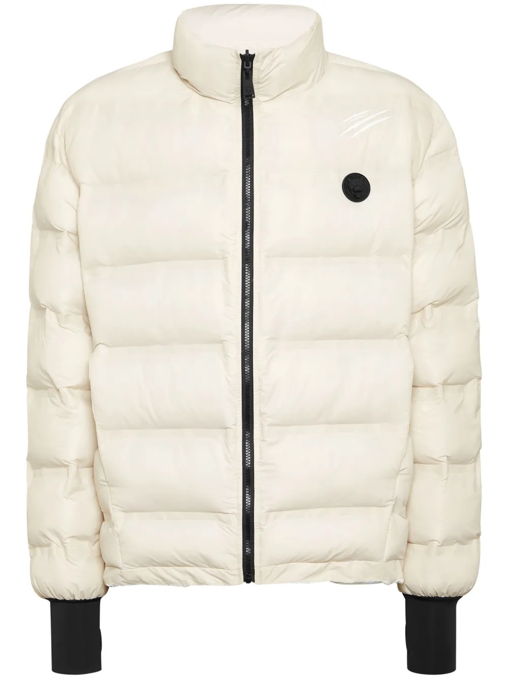 logo-patch puffer jacket