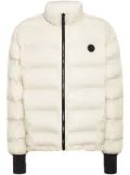 Plein Sport logo-patch puffer jacket - Grey