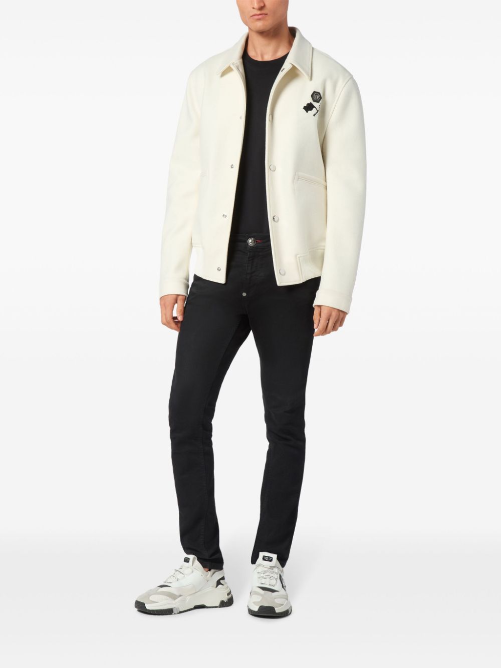 Philipp Plein Racing Club jacket - Beige