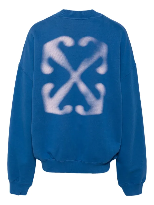 Off-White Vanish Arrow Over Sweatshirt Blue FARFETCH EG