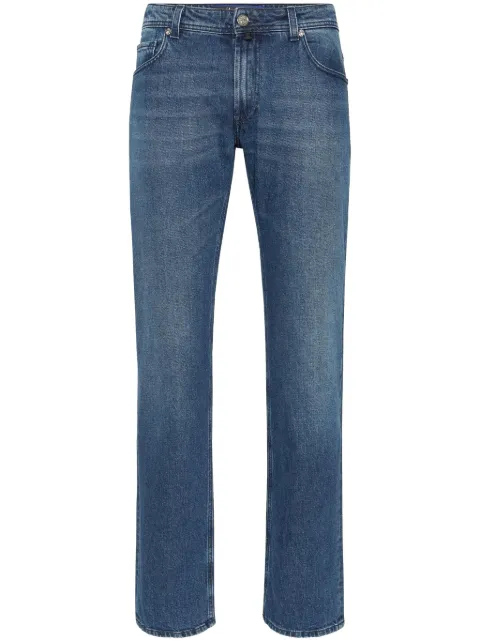 Billionaire logo-patch jeans 
