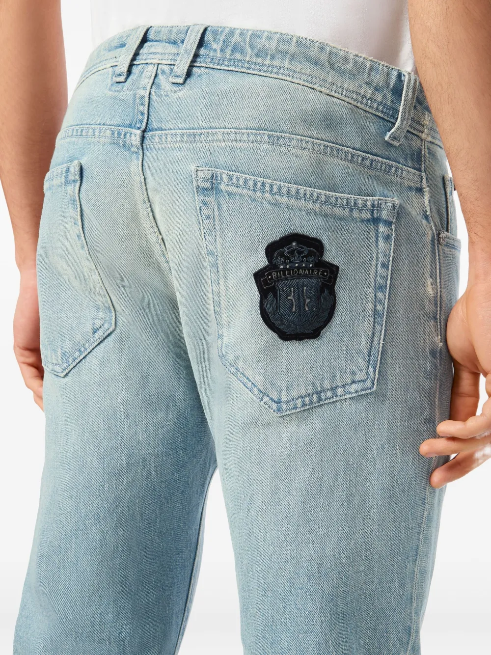 Billionaire Straight jeans Blauw