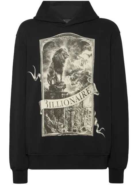 Billionaire hoodie con logo estampado