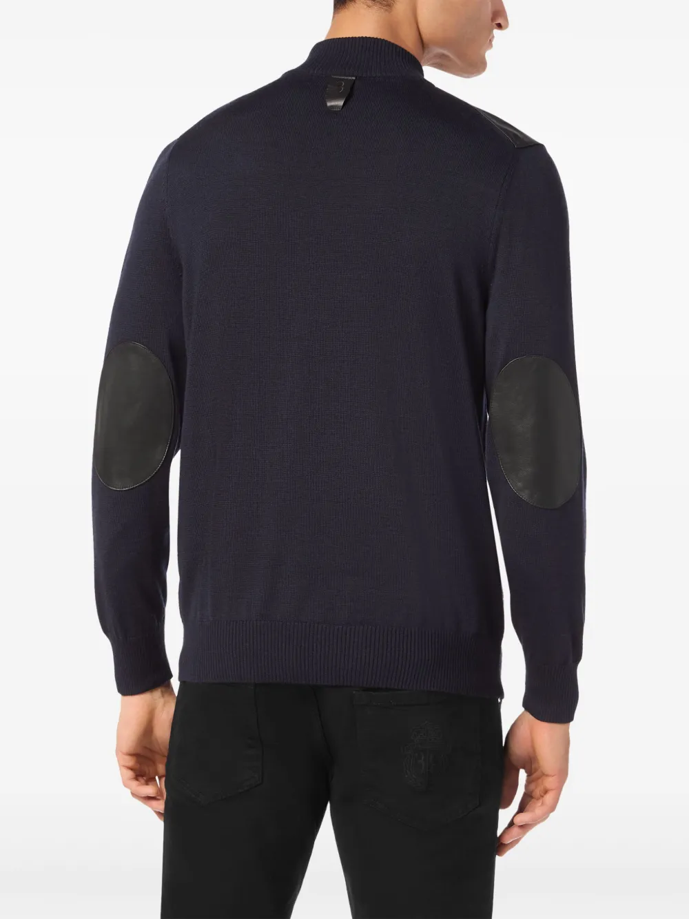 Billionaire Trainingsjack met geborduurd logo Blauw