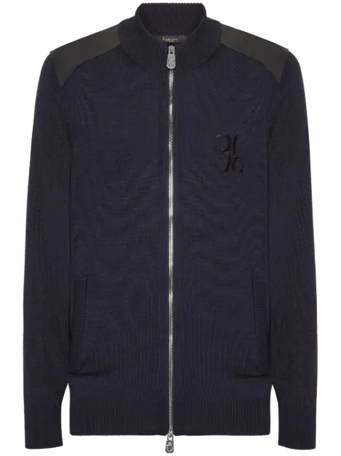 Billionaire chamarra deportiva con logo bordado