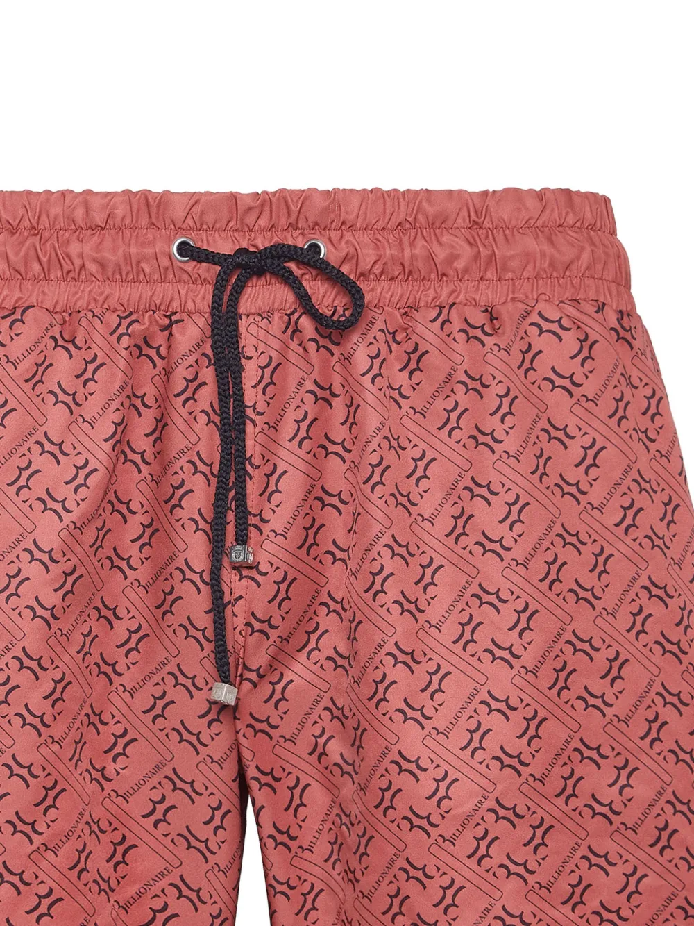 Billionaire Zwembroek met monogramprint - Rood