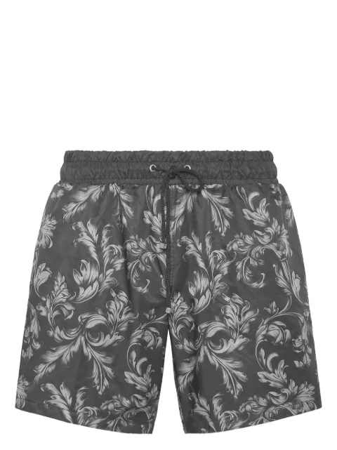 Billionaire baroque-print swim shorts