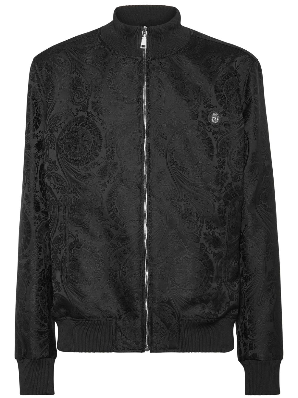 jacquard bomber jacket