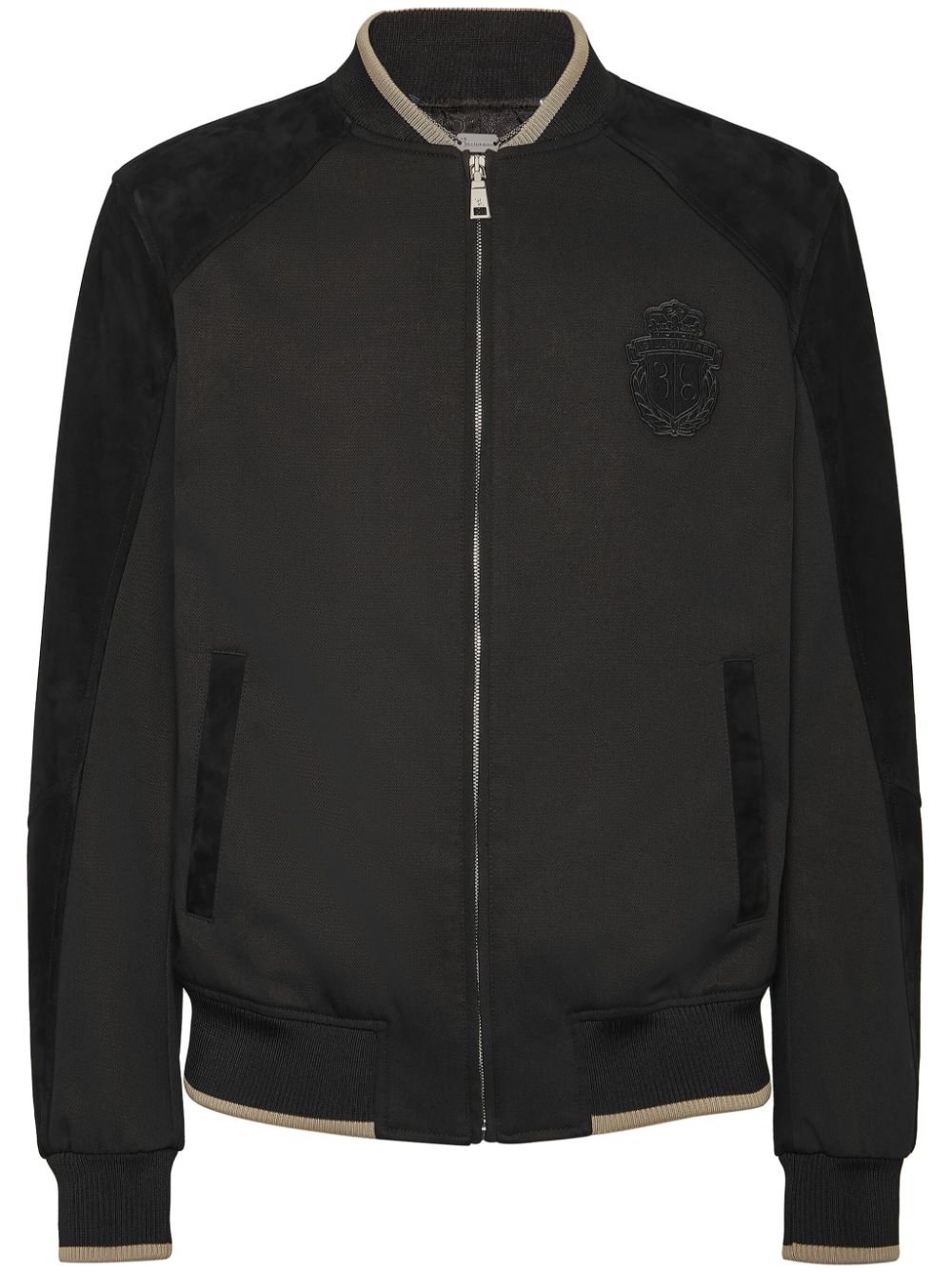 panelled bomber jacket