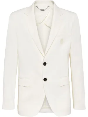 Ralph Lauren Purple Label single-breasted Tuxedo Blazer | Neutrals