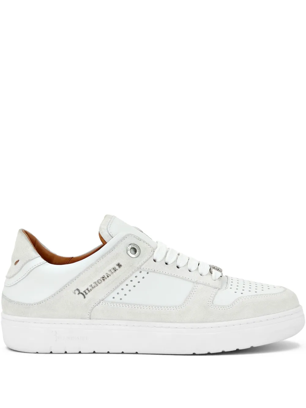 Billionaire Suède low-top sneakers Wit