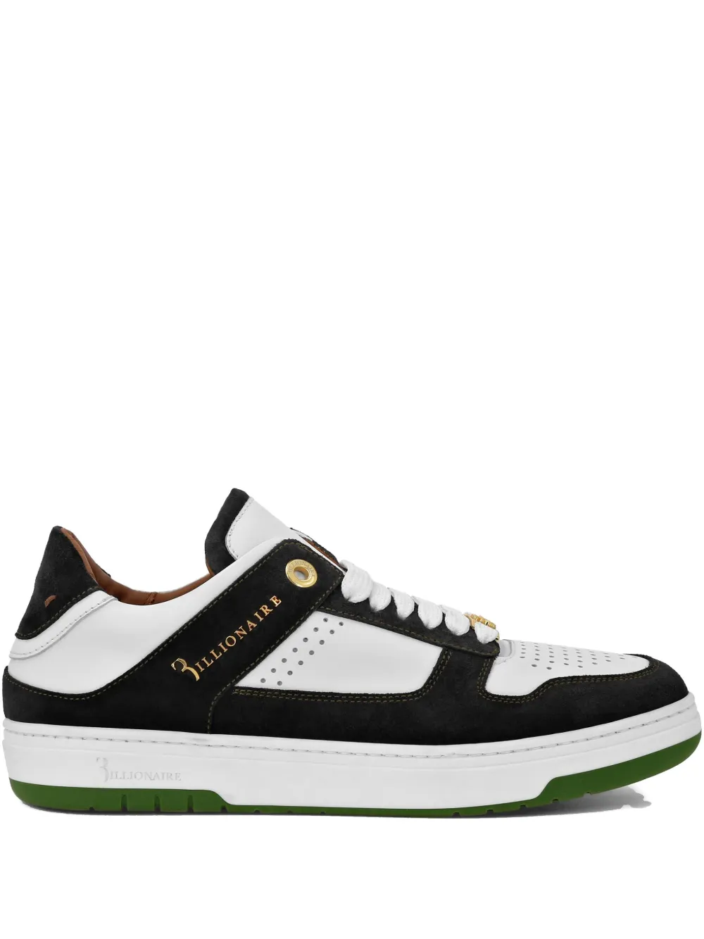 Billionaire suede low-top sneakers - Bianco