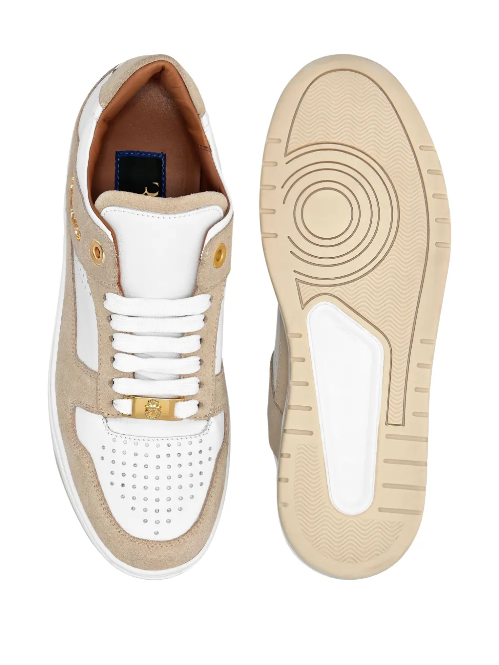 Billionaire Suède low-top sneakers Wit