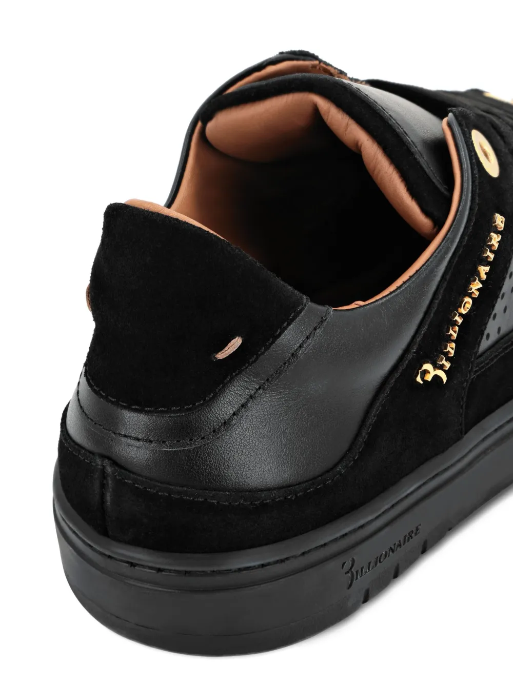 Billionaire suede low-top sneakers Black