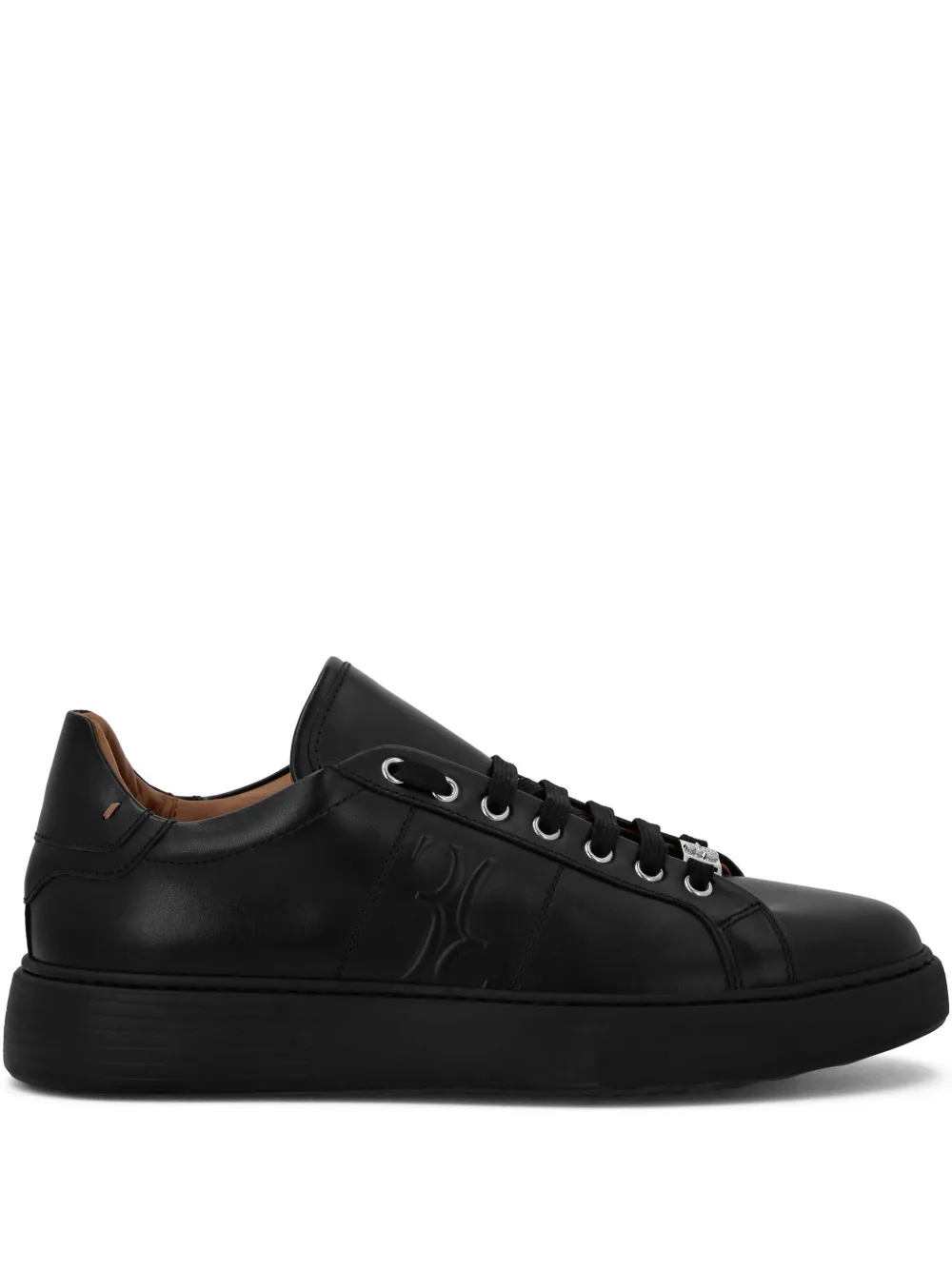 Billionaire Nappa low-top sneakers Zwart