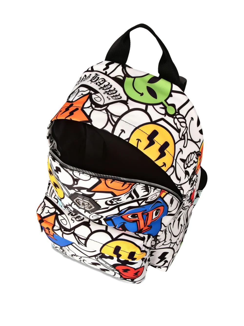 Philipp Plein Rugzak met print Wit
