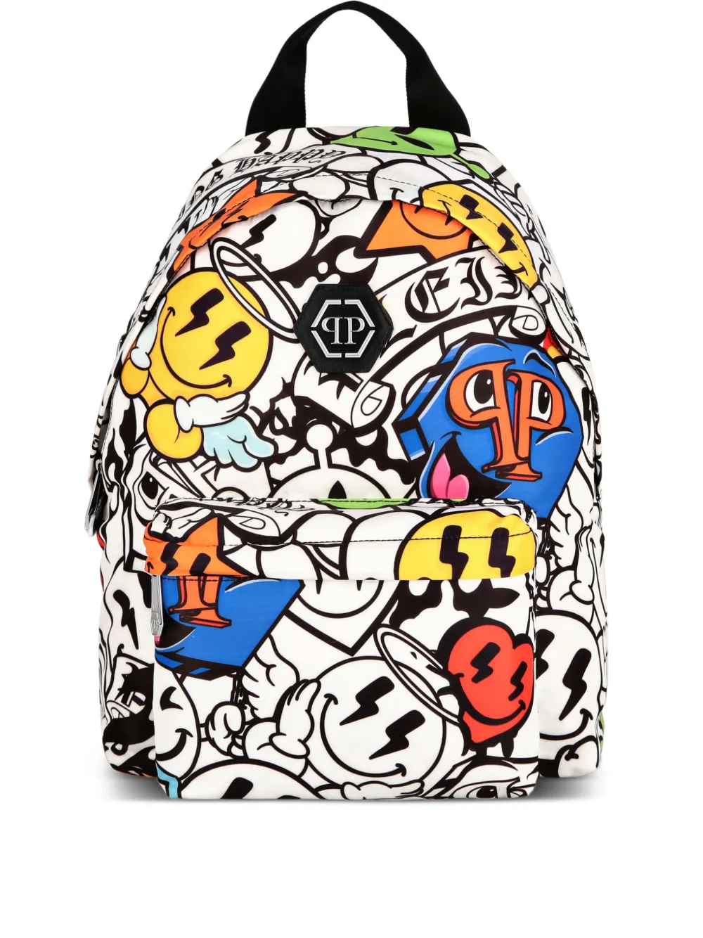 Philipp Plein Rugzak met print Wit
