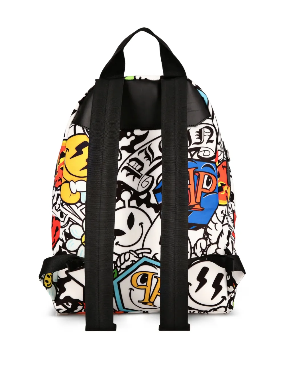 Philipp Plein Rugzak met print Wit