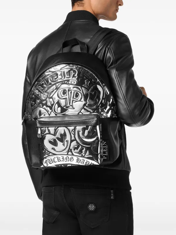 Philipp Plein Smile Backpack | Black | FARFETCH ID