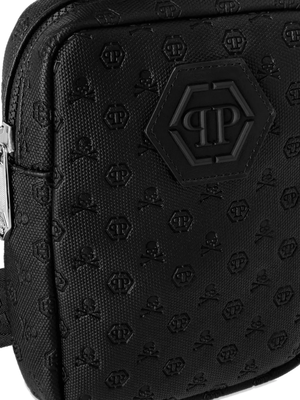 Philipp Plein Messengertas met monogramprint Zwart