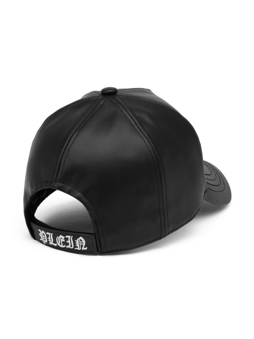 Philipp Plein appliqué cap - Zwart