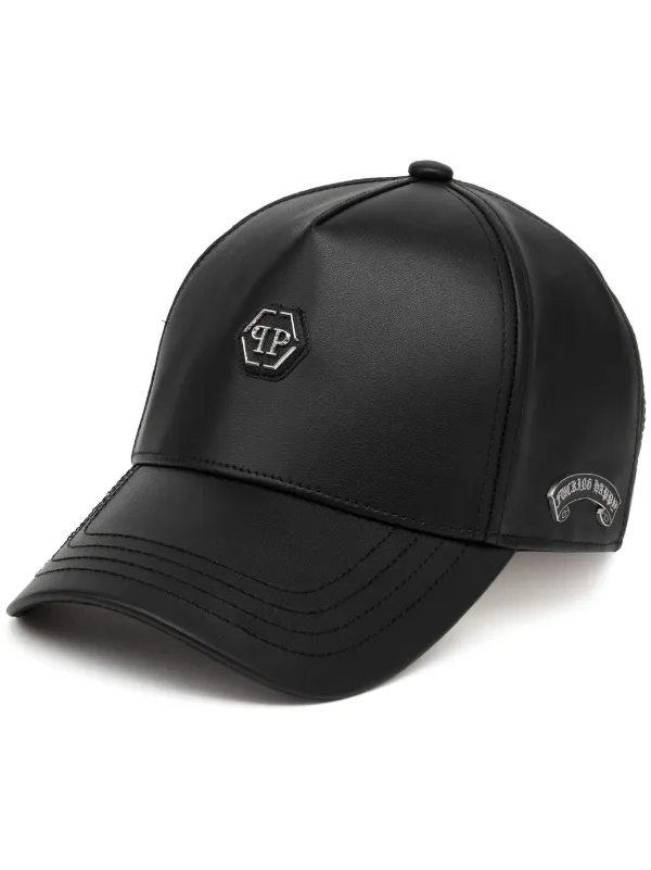 Philipp Plein Hexagonロゴ キャップ | ブラック | FARFETCH JP