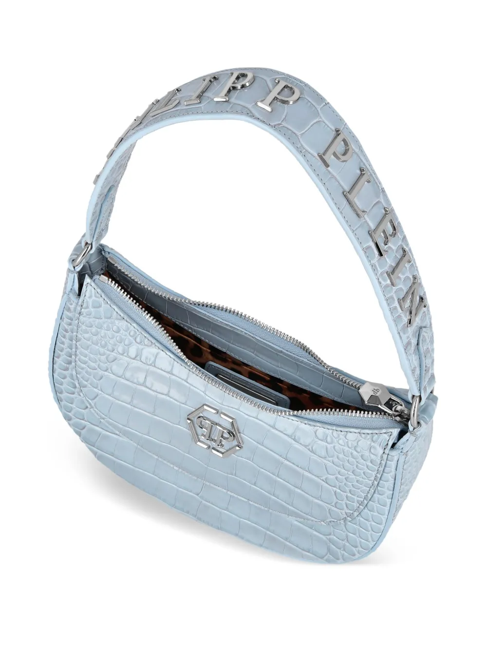 PHILIPP PLEIN CROCO-PRINTED TOTE BAG