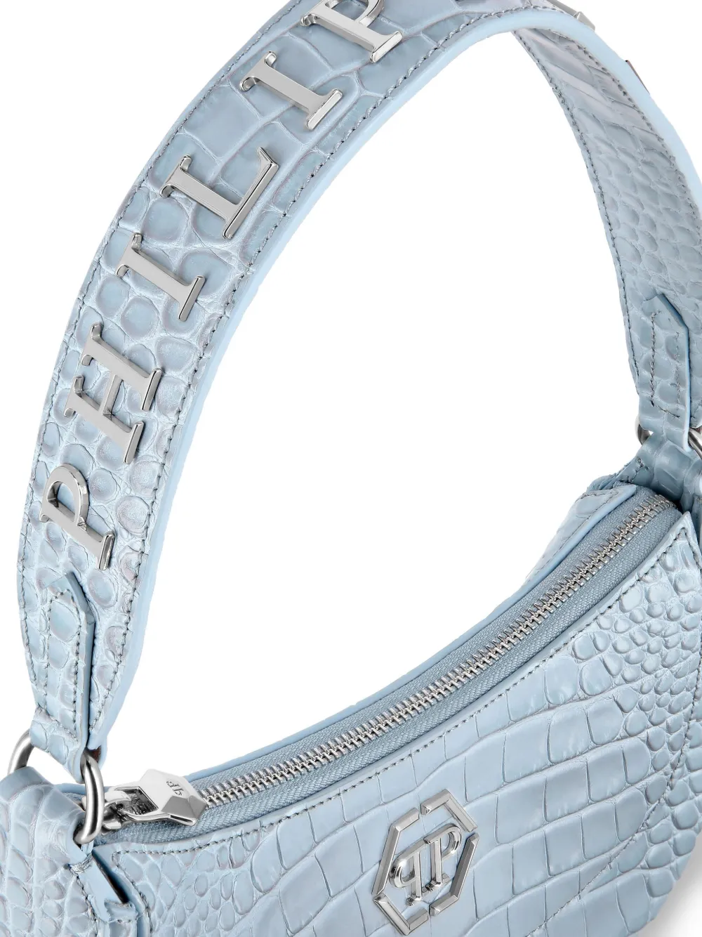 PHILIPP PLEIN CROCO-PRINTED TOTE BAG