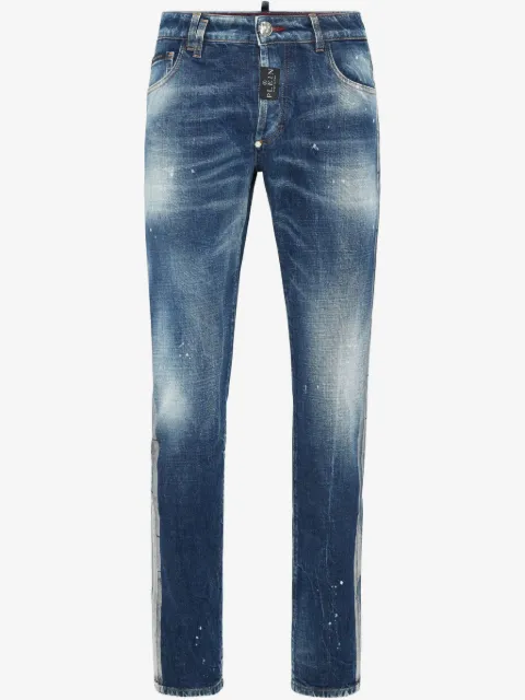 Philipp Plein jeans rectos Paisley Bandana