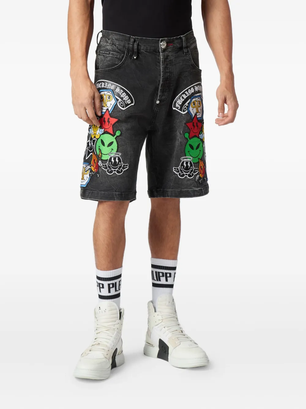 Philipp Plein Fermentera shorts Grijs